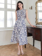 DAZY Women 2pcs Floral Printed Sleeveless Top And A-Line Skirt Set